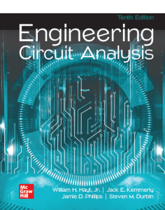 Engineering Circuit Analysis 10th Edition By William H. Hayt
