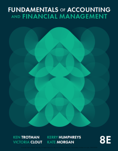 Fundamentals of Accounting and Financial Management 8th Edition