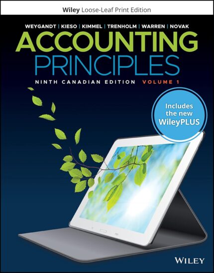 [eBook] [PDF] For Accounting Principles (Volume 1) 9th Canadian Edition by Jerry Weygandt