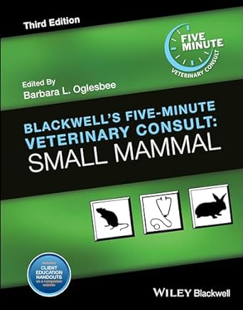 eBook For Blackwell's Five-Minute Veterinary Consult Small Mammal 3rd Edition By Barbara L. Oglesbee