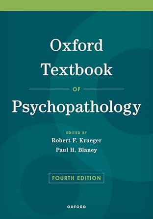 eBook For Oxford Textbook of Psychopathology 1st Edition By Robert Krueger
