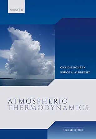 eBook For Atmospheric Thermodynamics 1st Edition By Craig Bohren