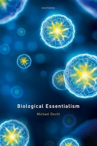eBook For Biological Essentialism 1st Edition By Michael Devitt