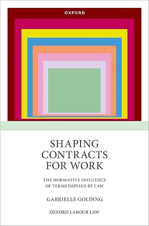 eBook For Shaping Contracts for Work 1st Edition By Gabrielle Golding