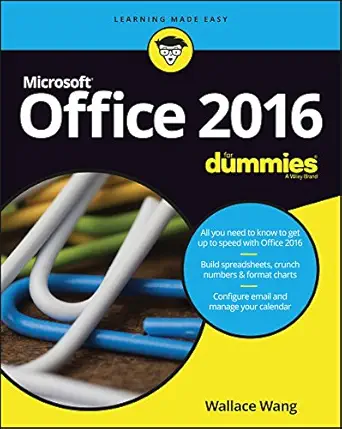 eBook For Office 2016 For Dummies 1st Edition By Wallace Wang